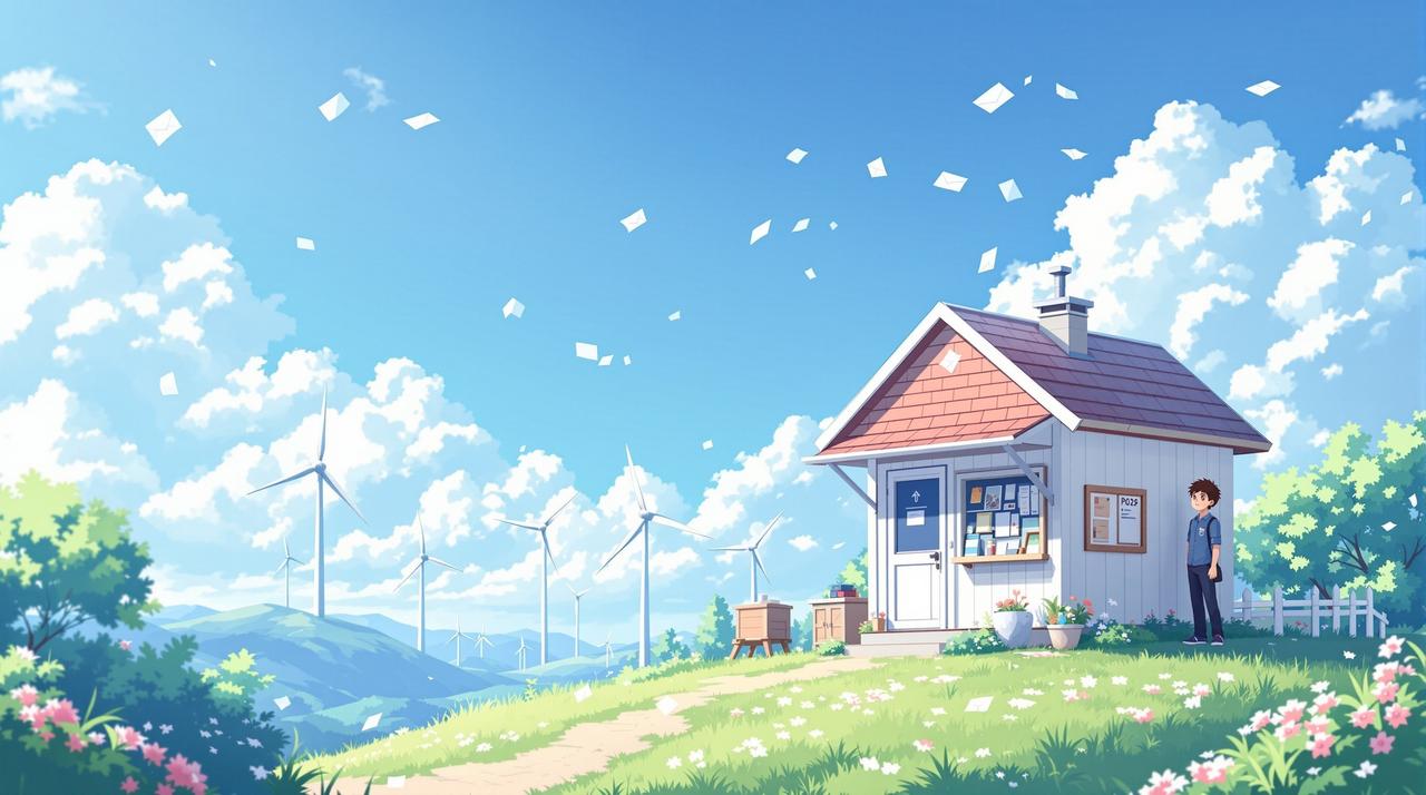 番茄段剧治愈动画作品《风之邮便局》 - 暖心家庭