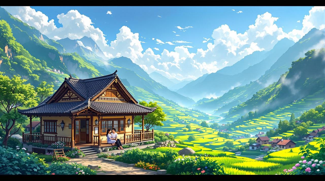番茄段剧客户案例 - 旅游宣传动画《山居岁月》—— 乡村旅游振兴项目